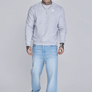 SikSilk - Grey Marl Essentials Sweater